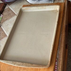 Pampered Chef 15x10x1 Stoneware Pizza Cookie Sheet Bar Pan